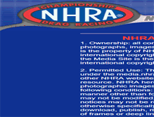 Tablet Screenshot of media.nhra.com